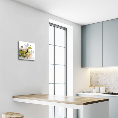 Relógio quadrado Sabonete de spa