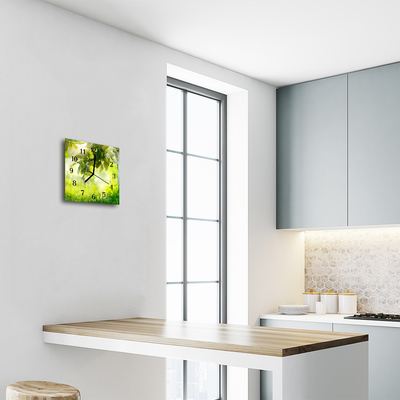 Relógio quadrado macieira