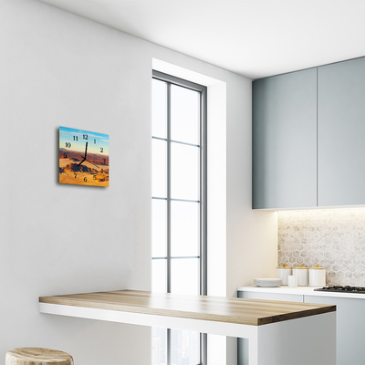 Relógio quadrado Deserto