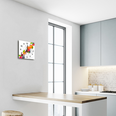 Relógio quadrado Fruta