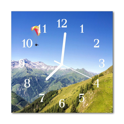 Relógio quadrado Montanhas