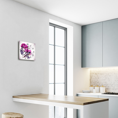 Relógio quadrado Pássaros