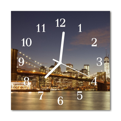 Relógio quadrado Luz noturna