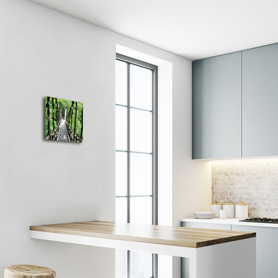 Relógio quadrado Ponte suspensa