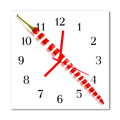 Relógio quadrado Pimentas