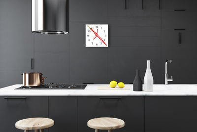 Relógio quadrado Pimentas