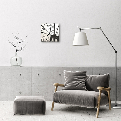 Relógio quadrado Ponte do Brooklyn