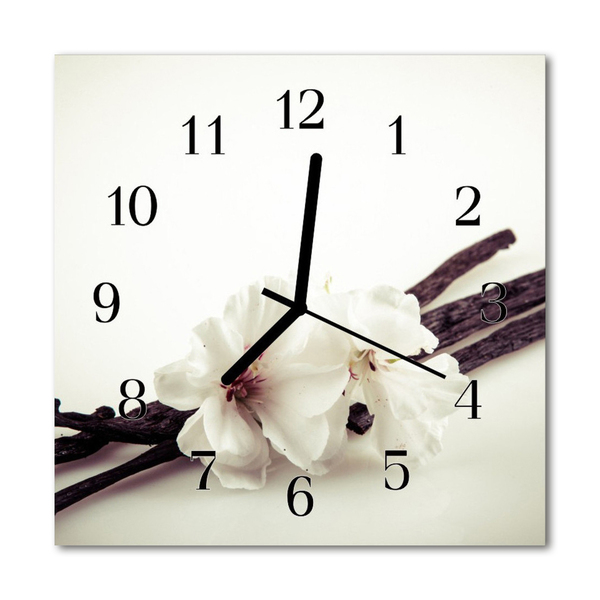 Relógio quadrado Baunilha