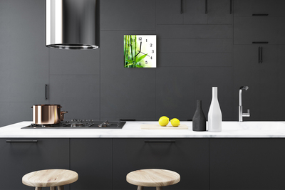 Relógio quadrado Bambu