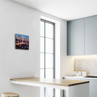 Relógio quadrado Ponte