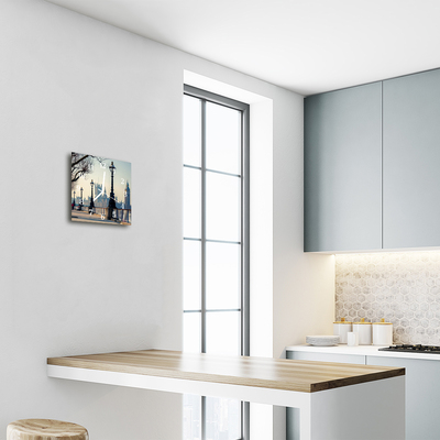 Relógio quadrado Lanternas