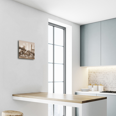 Relógio quadrado Céu