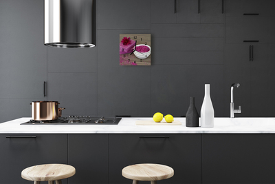 Relógio quadrado Flor