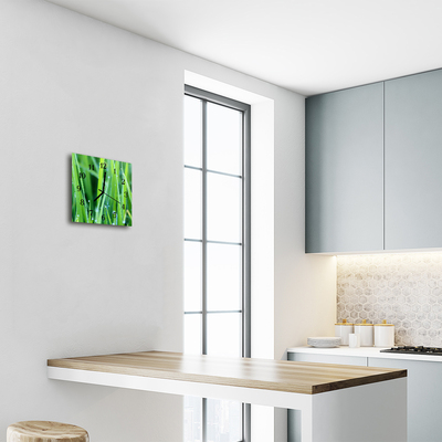 Relógio quadrado Orvalho na grama