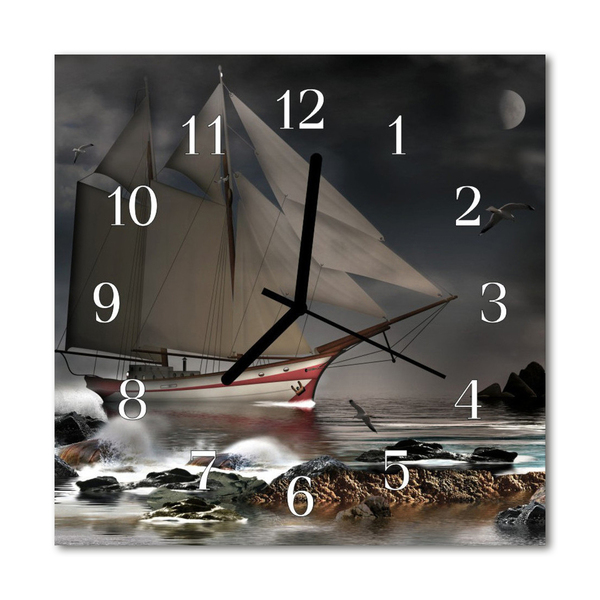 Relógio quadrado Veleiro