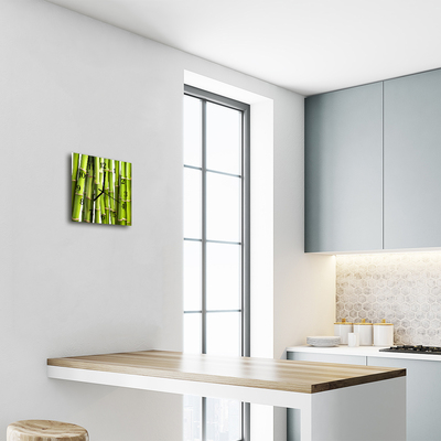 Relógio quadrado Bambus