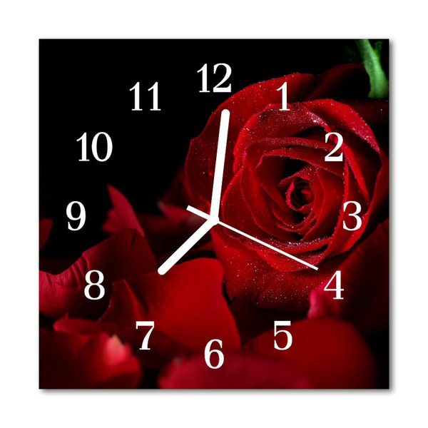 Relógio quadrado Rosa