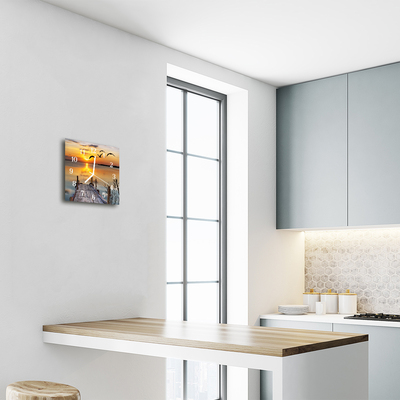 Relógio quadrado Ponte do Lago