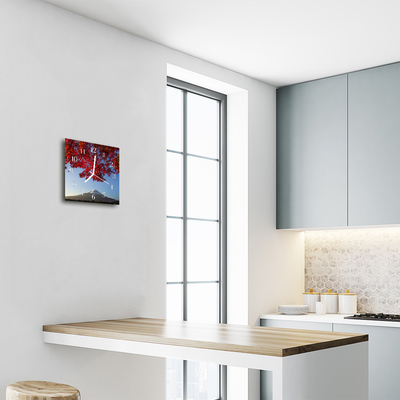 Relógio quadrado Folhas da Montanha