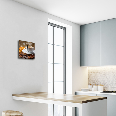 Relógio quadrado Anis e Canela