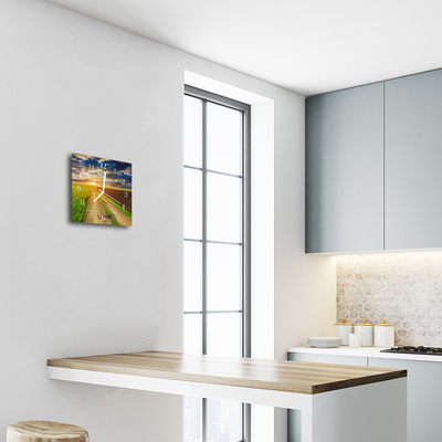 Relógio quadrado Campo