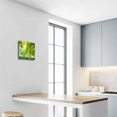 Relógio quadrado Primavera