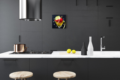 Relógio quadrado Coquetel