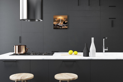 Relógio quadrado Montanhas