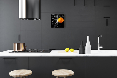 Relógio quadrado Laranja