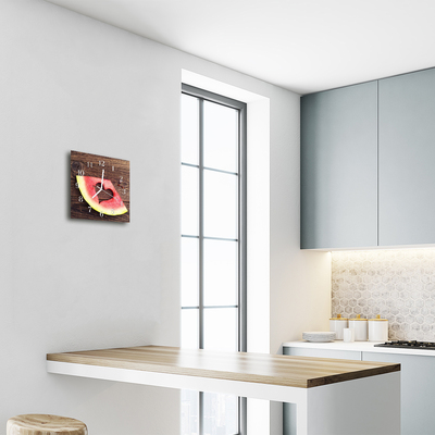 Relógio quadrado Melancia