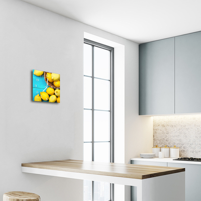 Relógio quadrado Limões