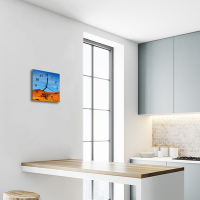 Relógio quadrado Deserto