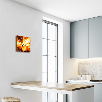 Relógio quadrado Abstração