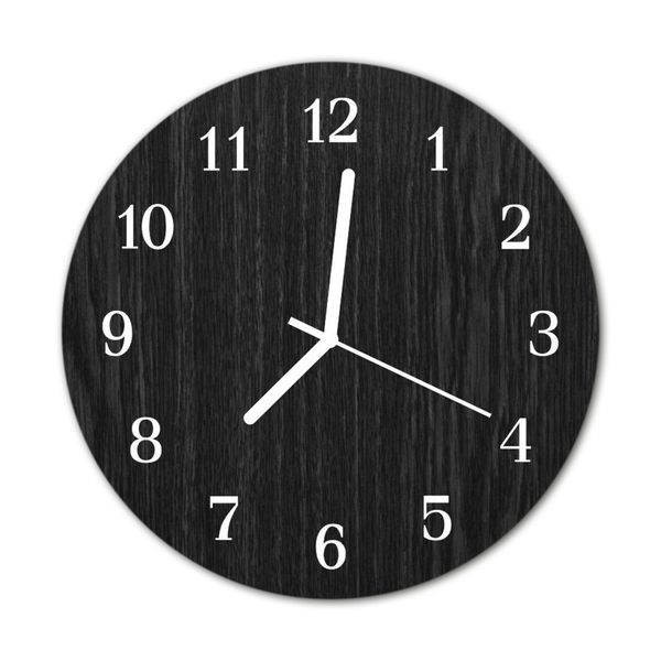 Relógio redondo Madeira