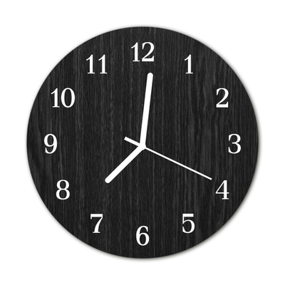 Relógio redondo Madeira
