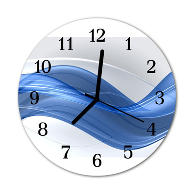 Relógio de parede redondo Linhas abstratas