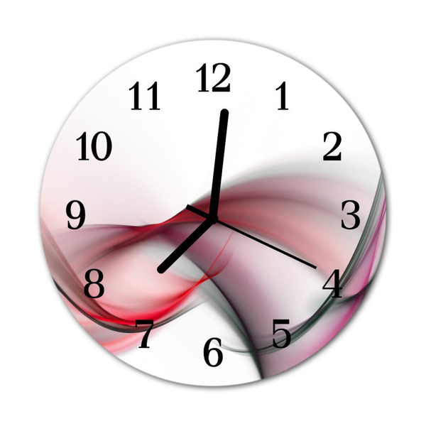 Relógio de parede redondo Arte abstrata