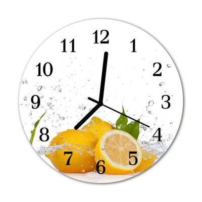 Relógio de parede redondo Limões