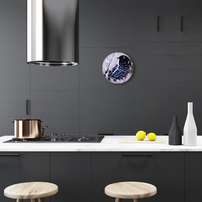 Relógio redondo Frutas vermelhas