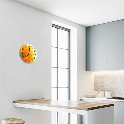 Relógio de parede redondo Flor