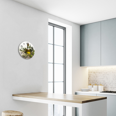 Relógio de parede redondo Azeite