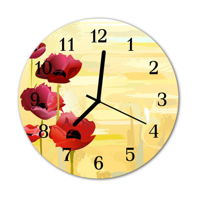 Relógio redondo Papoulas