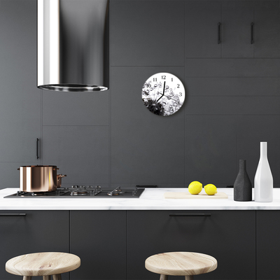 Relógio de parede redondo Dente-de-leão