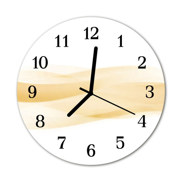 Relógio de parede redondo Onda abstrata