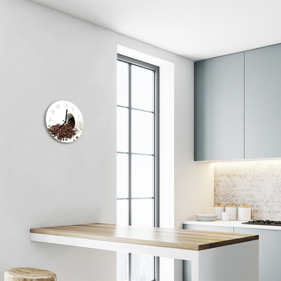 Relógio redondo Caneca de café