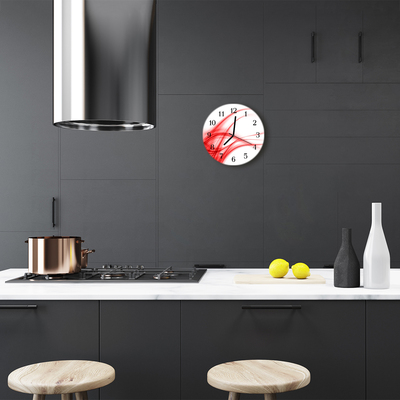 Relógio de parede redondo Arte abstrata