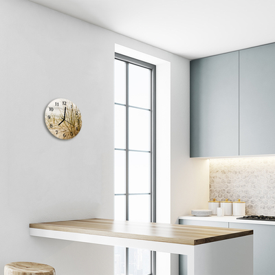 Relógio de parede redondo Capim-da-praia