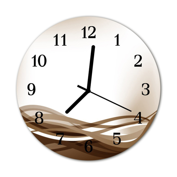 Relógio de parede redondo Linhas abstratas