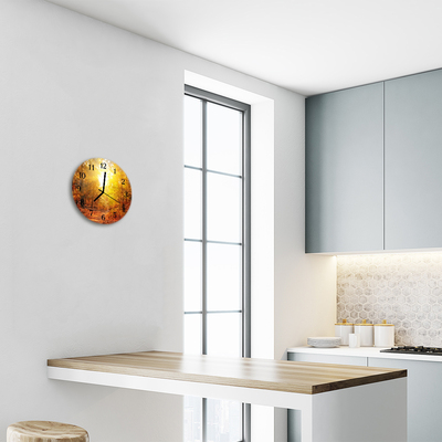 Relógio redondo Floresta no outono