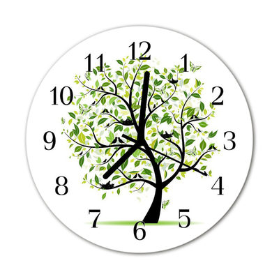 Relógio de parede redondo Árvore